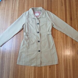 Eddie Bauer trench S waterproof rain mint